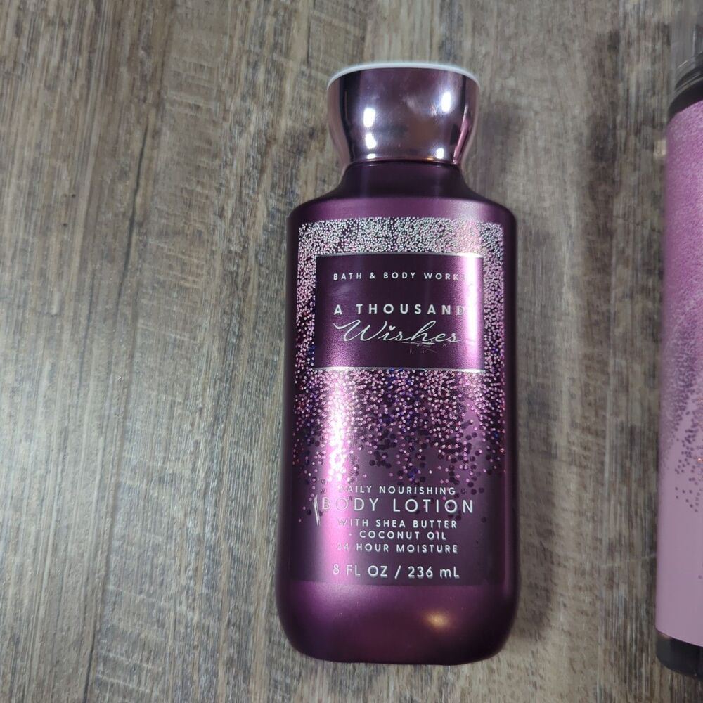 Bath And Body Works A Thousand Wishes Body Lotion And Fragrance Mist New 8 fl Oz - Picture 2 of 5
